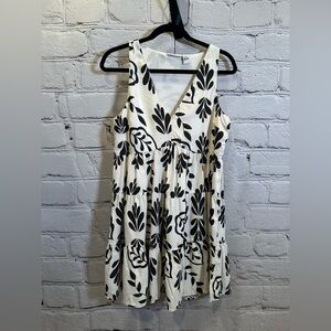 Sincerely Jules Black and White Babydoll Sundress